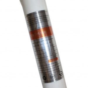 Inline post carbon replacement filter